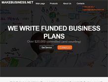 Tablet Screenshot of makebusiness.net